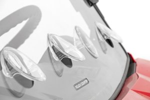 Polaris Ranger 900 XP Bronze Mist LE Vented Full Windshield - Rough Country - Scratch Resistant - 2013